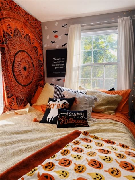 halloween decorations dorm room|More.